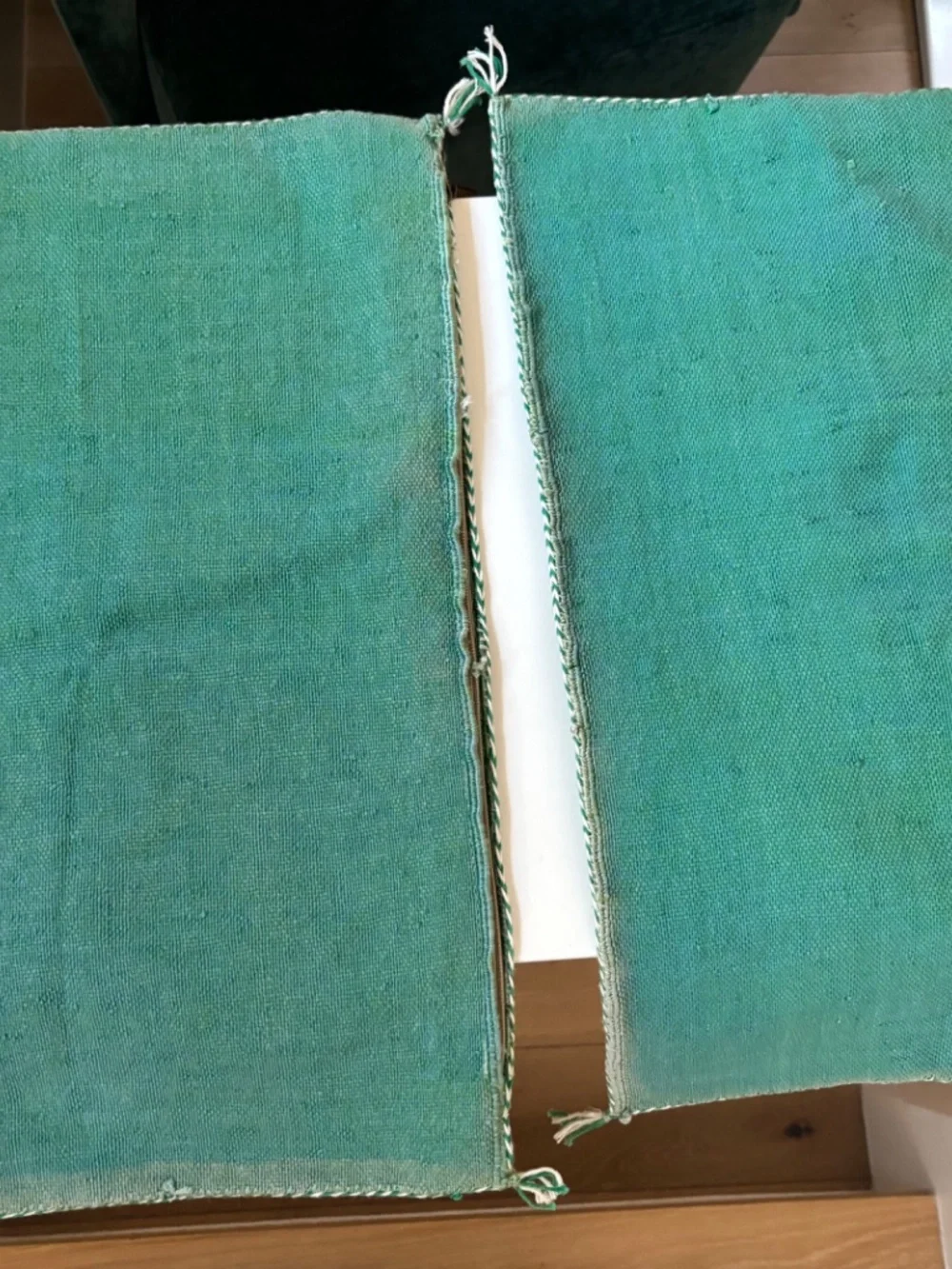 2 Moroccan Cushion Covers - hand made, purchased in Morocco